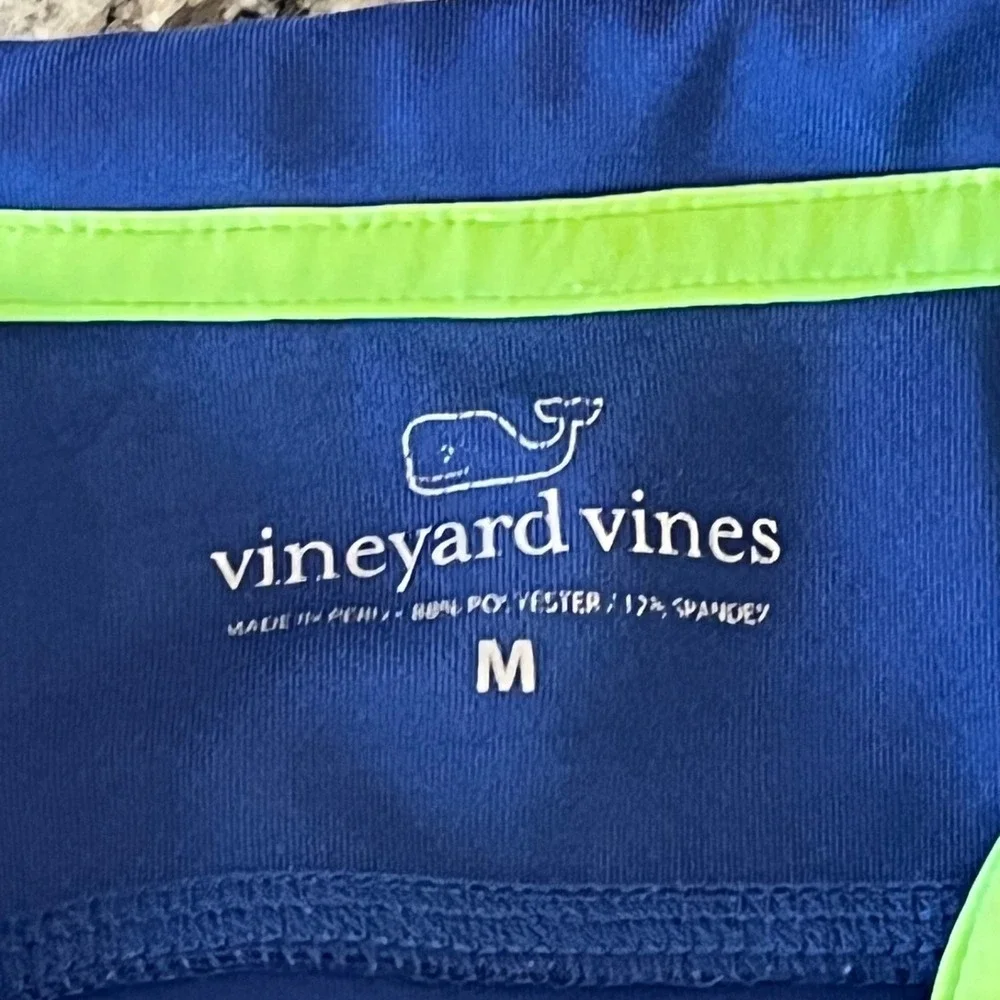 Vineyard Vines‎ Performance Full Zip Jacket Mens Medium Royal Blue